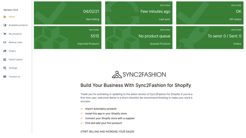 Sync2Fashion ‑ Dropshipping