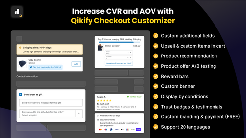 qikify Checkout Customizer