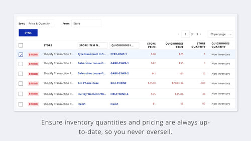 QuickBooks Sync by Webgility