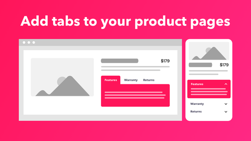 Tabs+ Product Descriptions