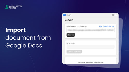 Docify ‑ Docs to Blog