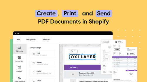 Oxilayer PDF Invoice Generator