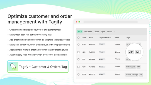 Tagify ‑ Customer & Orders Tag