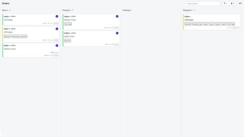 OrderCards Orders Board