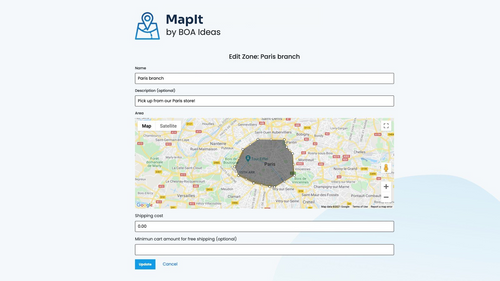 MapIt | Custom Shipping Zones