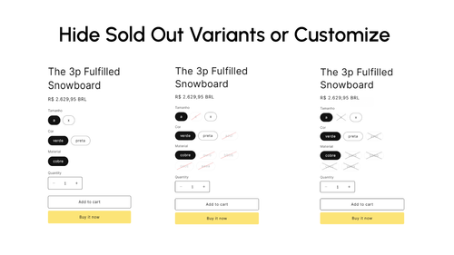 Kokfy ‑ Hide Sold Out Variants