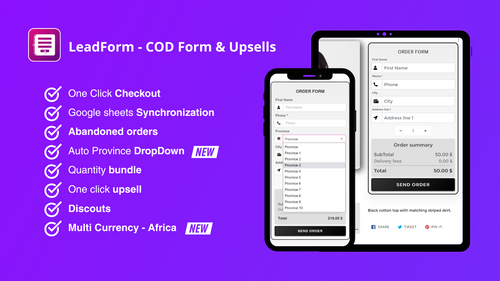 LeadForm‑Cash On Delivery COD