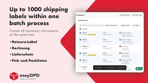 DPD Shipping | easyDPD