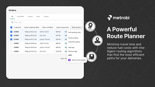 Metrobi Local Delivery Planner