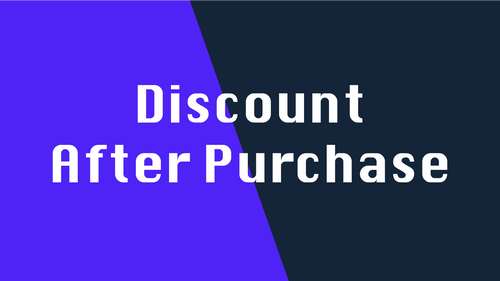 NextDiscount ‑ After Purchase