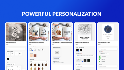 Teeinblue Product Personalizer