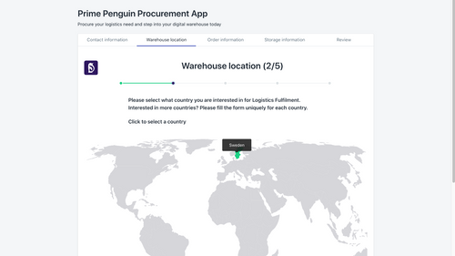 Prime Penguin Procurement App