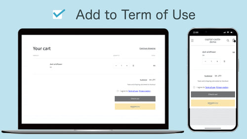 CC Checkbox Term of Use