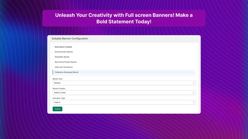 Bannerify ‑ Animated Popup