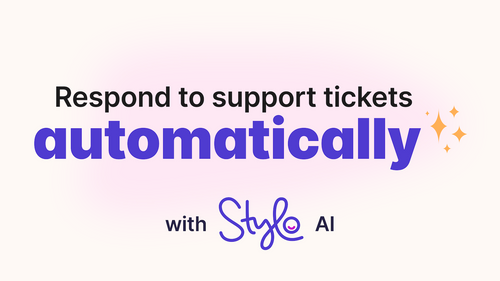 Stylo: AI in Zendesk