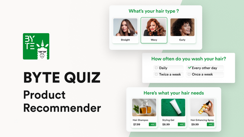 Byte: Product Recommender Quiz