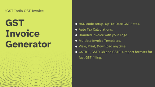 iGST: India GST Invoices