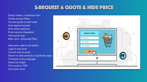 S:Request a Quote & Hide Price