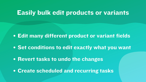 QuickEdit: Bulk Product Edit