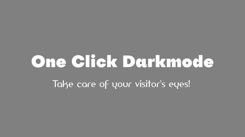 Glasses: One‑Click Darkmode