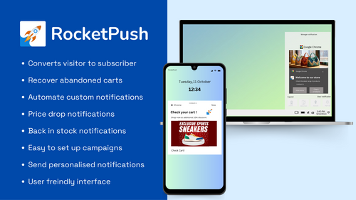 RocketPush: WhatsApp, Web Push