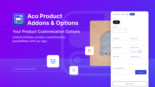 Aco ‑ Product Options & Addons