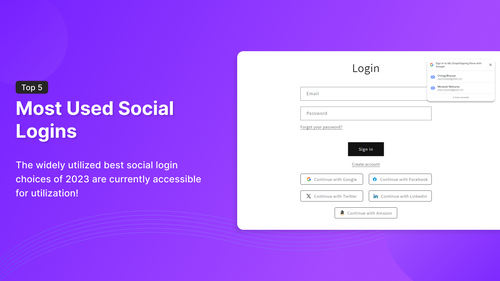 Coduzion One Tap Social Login