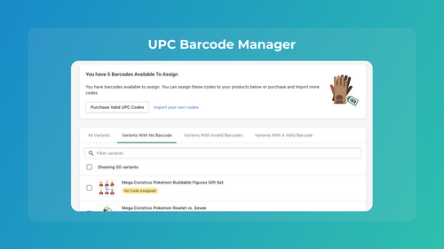 UPC Barcode Manager