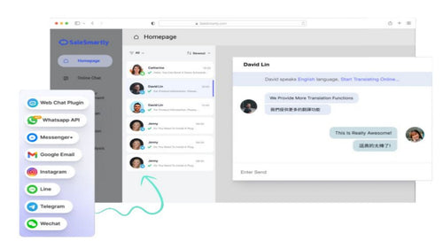 SaleSmartly：Omnichannel chat