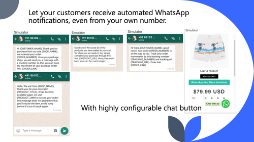 Vatshub: WhatsApp+Chat Button