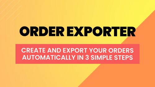 Ordersify: Order Exporter