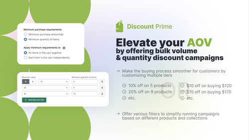 Prime : Volume & Bulk Discount