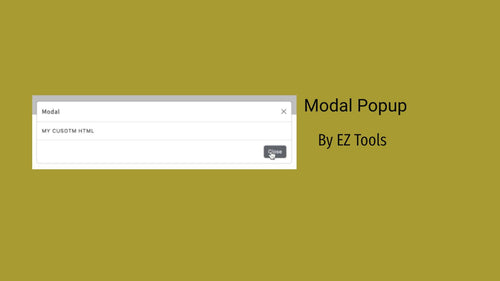 EZ Modal Popup