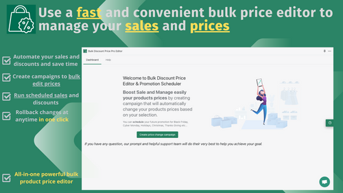 Bulk Discount Price Pro Editor