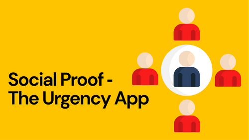 Social Proof ‑ The Urgency App