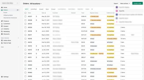 Exportify Custom Order Exports