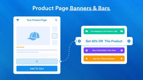 Product Page Banners & Text