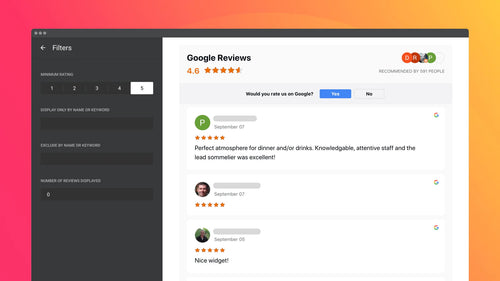 Google Reviews by Elfsight