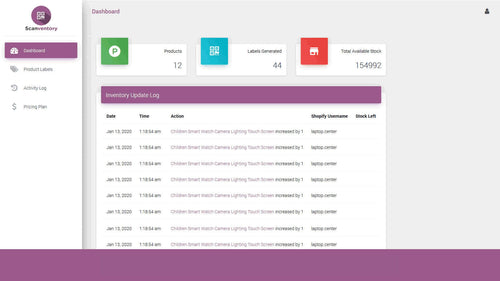 Scanventory ‑ Inventory Labels