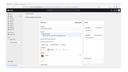 Task Tracking by ToolsForShops