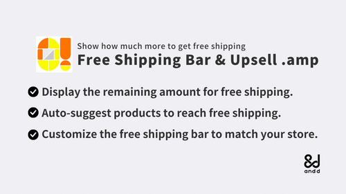 Free Shipping Bar & Upsell.amp