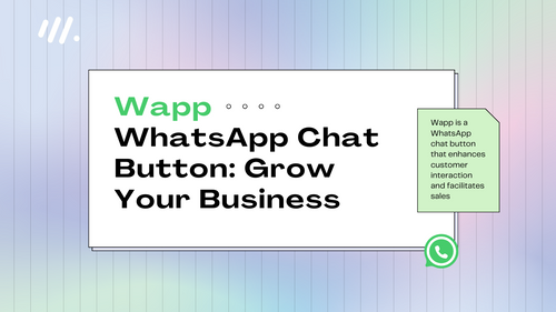 Wapp ‑ WhatsApp Chat Button