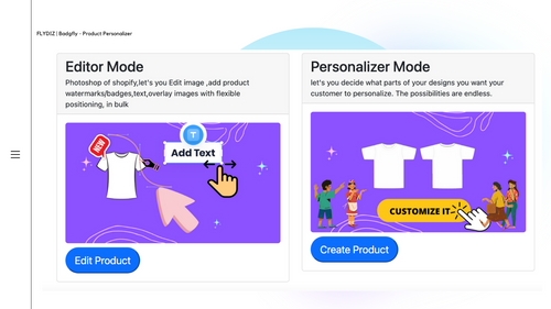 Badgfly ‑ Product Personalizer