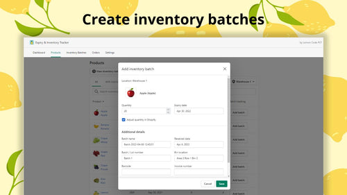 Zesty Expiry Inventory Tracker