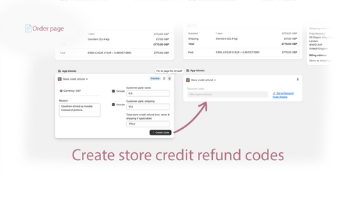 Store Credit App