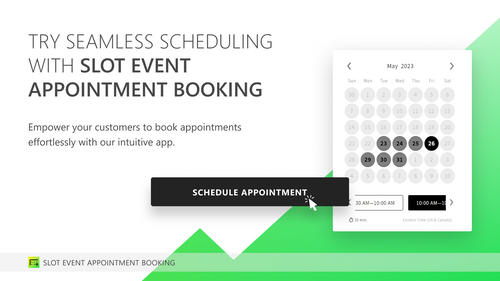 SLOT Appointment Booking App