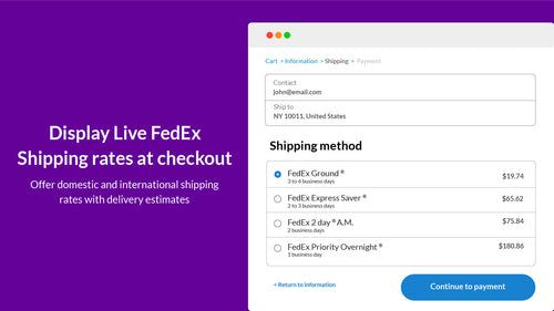 PH Ship Rate & Track for FedEx