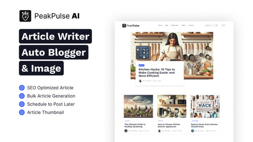 Peak Pulse AI Bulk SEO Article