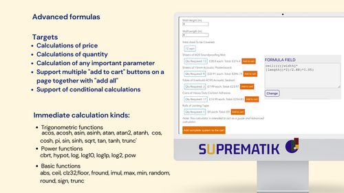 SU CALCULATOR & CONFIGURATOR