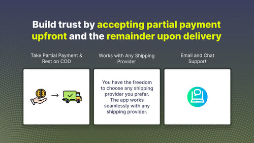 Split2Ship: PayPart | Rest COD